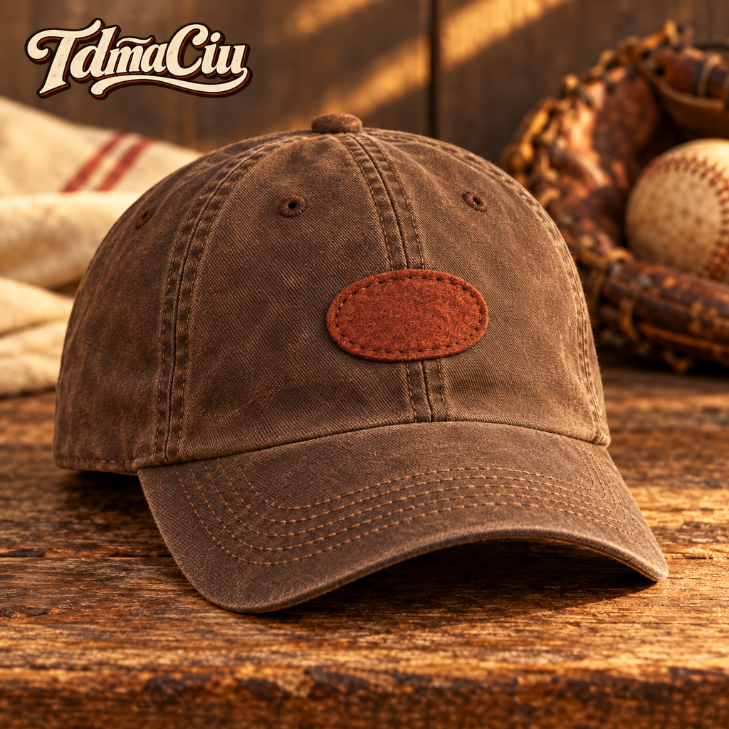 TdmaCiu™ Tobacco Wash Heritage Baseball Cap