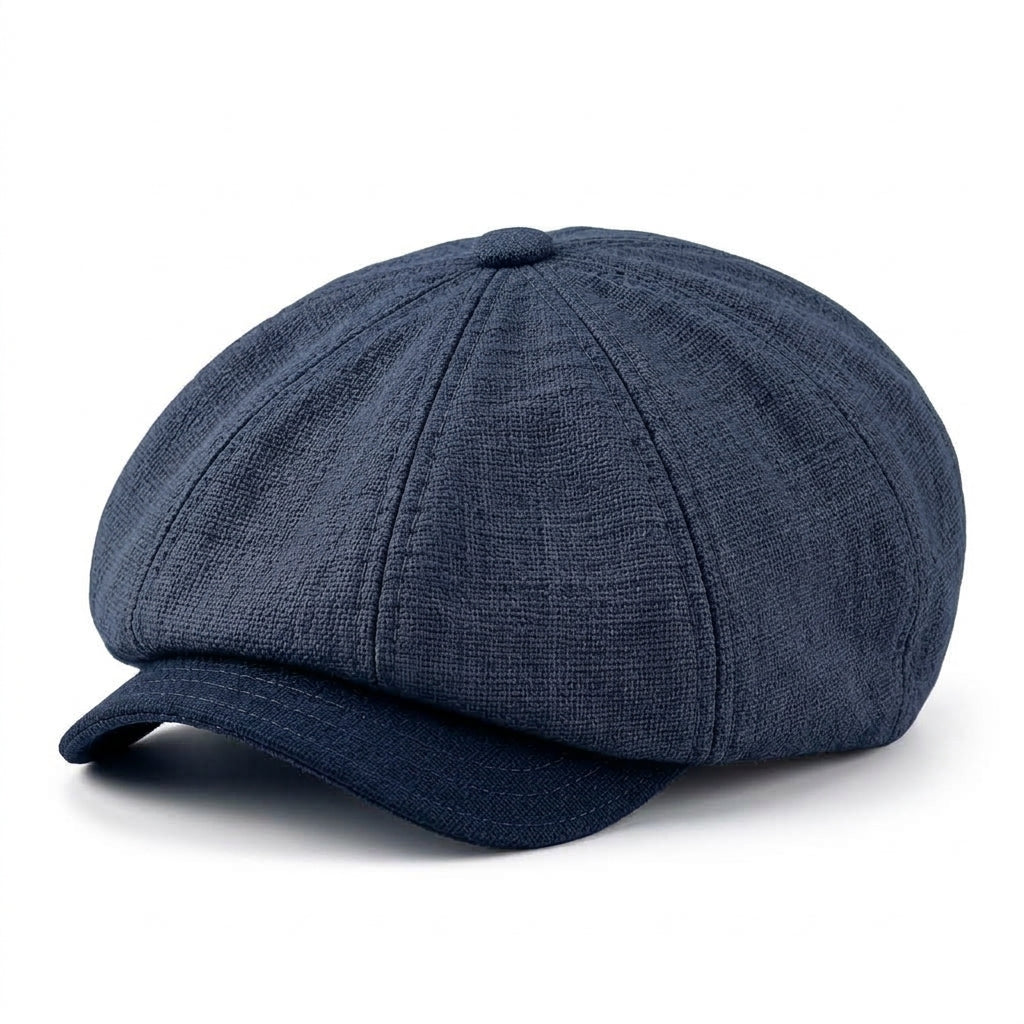 TdmaCiu™ Sand Linen Newsboy Cap