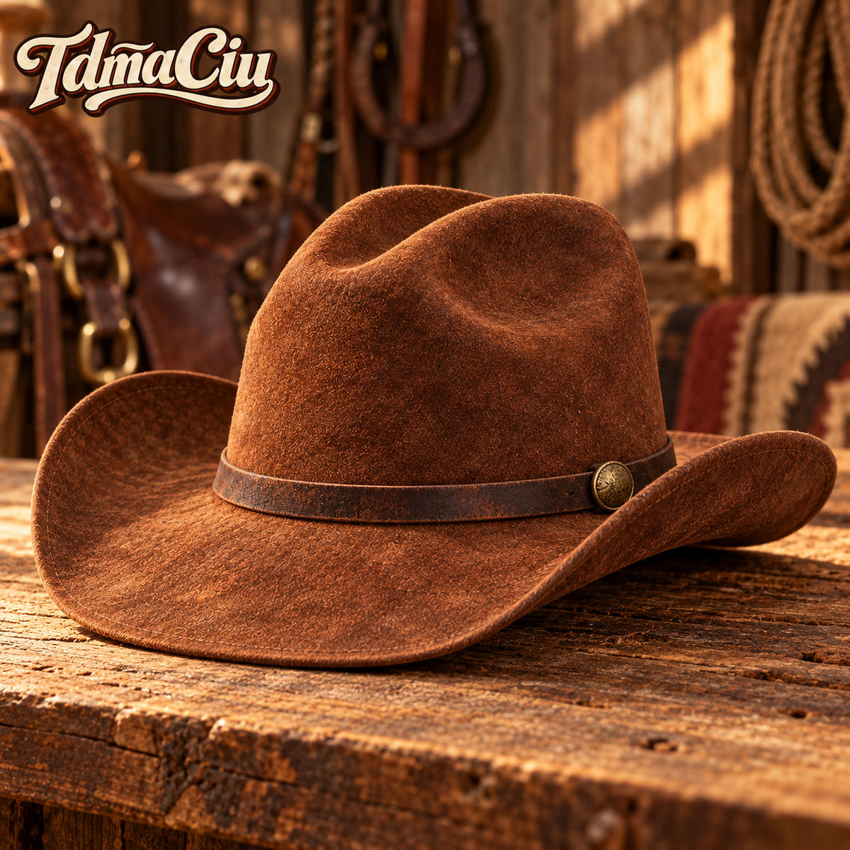 TdmaCiu™ Chestnut Rancher Cowboy Hat