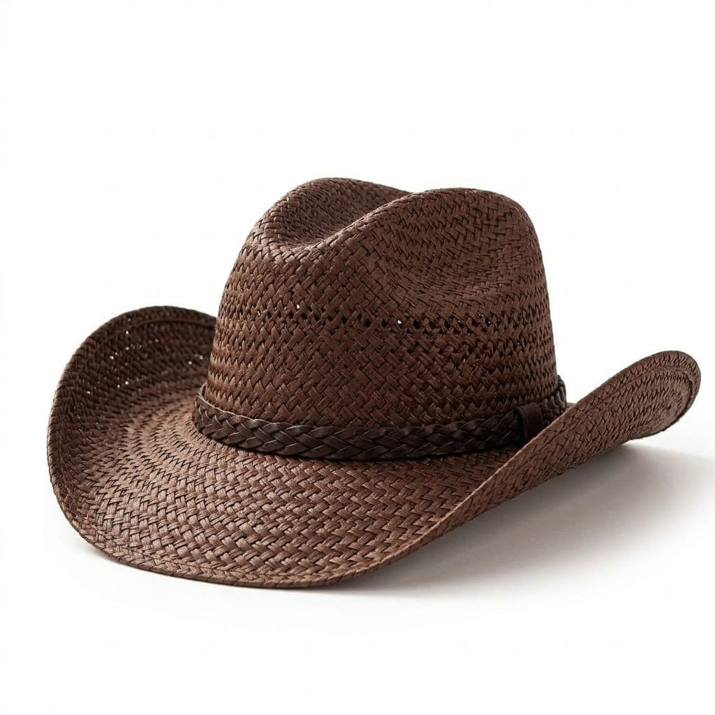 TdmaCiu™ Natural Straw Ranch Cowboy Hat
