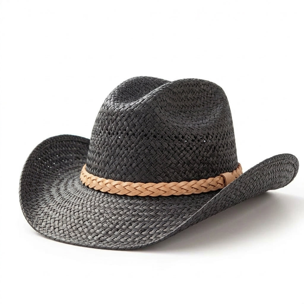 TdmaCiu™ Natural Straw Ranch Cowboy Hat