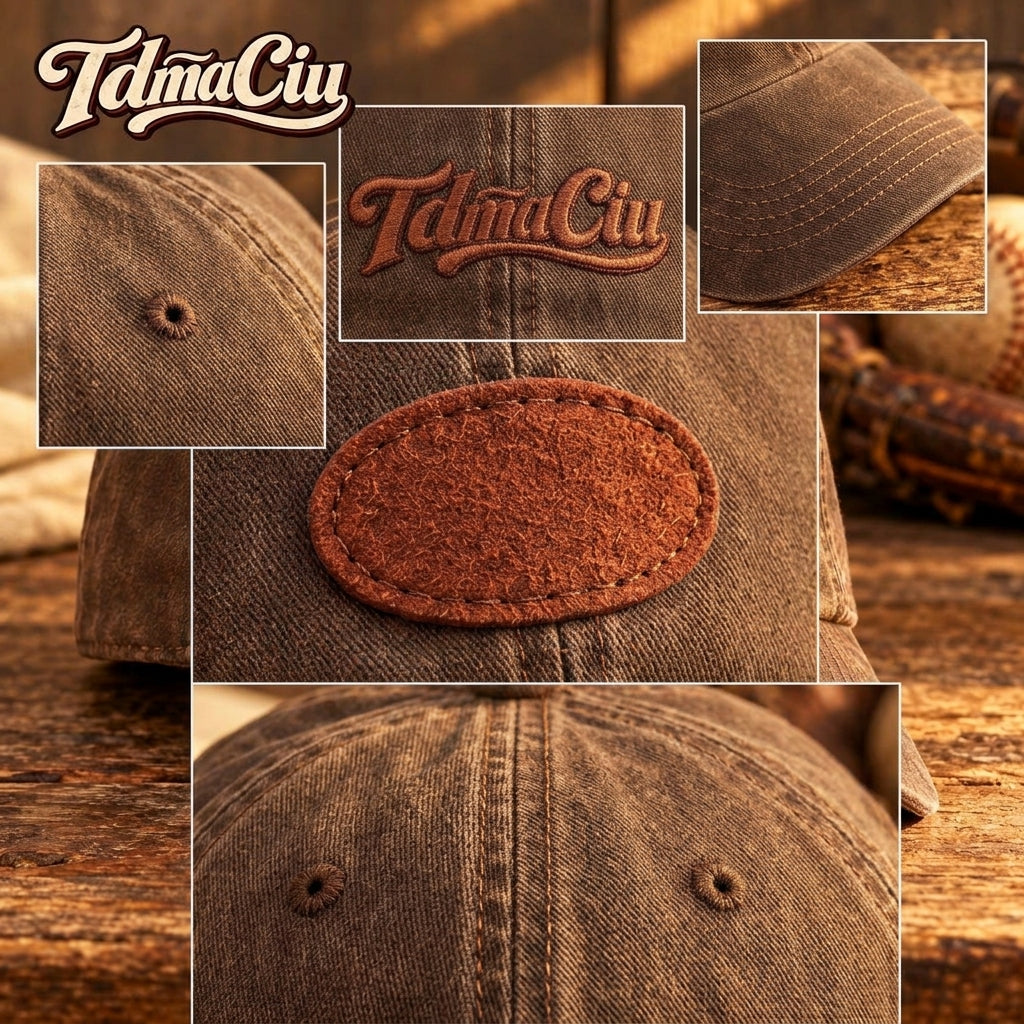 TdmaCiu™ Tobacco Wash Heritage Baseball Cap