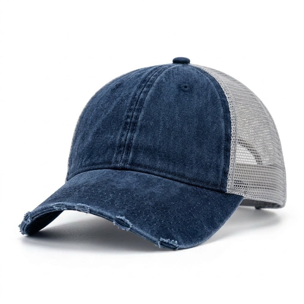 TdmaCiu™ Burgundy Vintage Trucker Cap