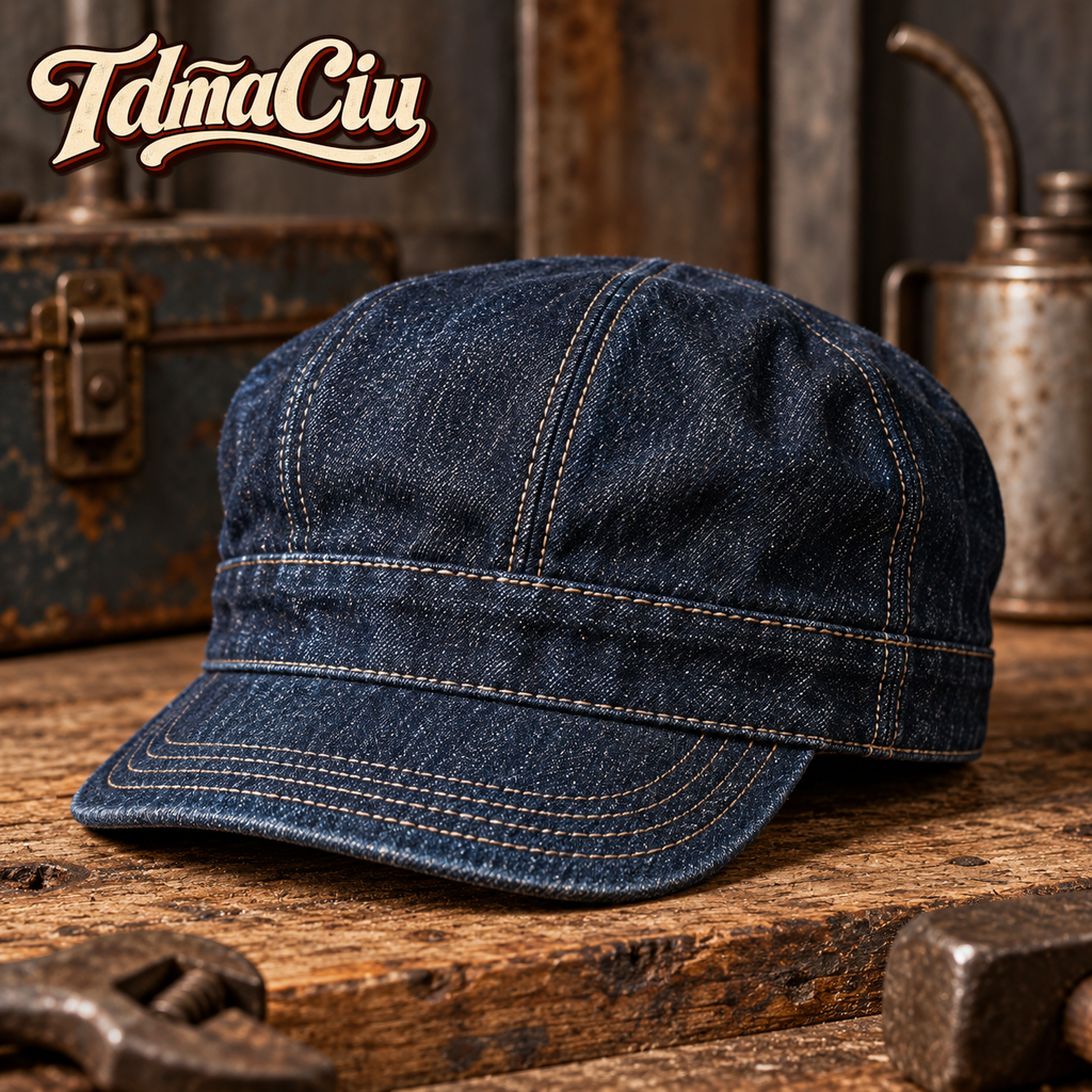 TdmaCiu™ Tan Canvas Five-Panel Work Cap