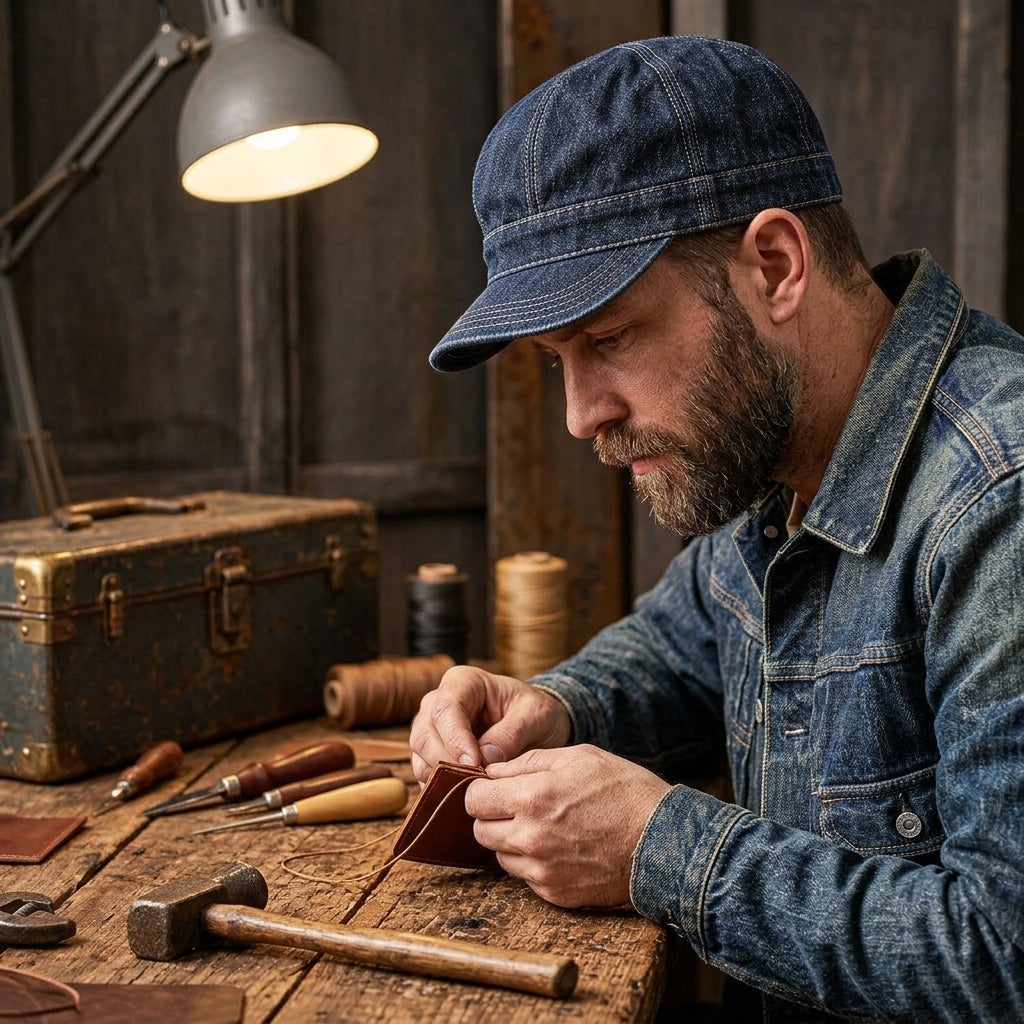 TdmaCiu™ Tan Canvas Five-Panel Work Cap