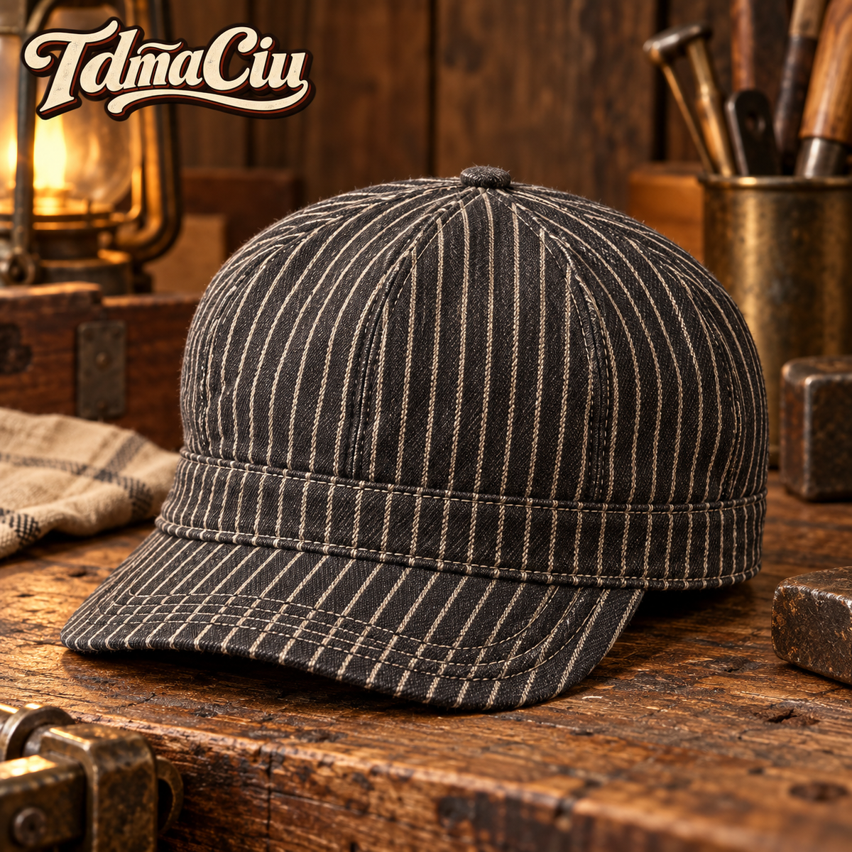 TdmaCiu™ Railroad Stripe Workwear Cap